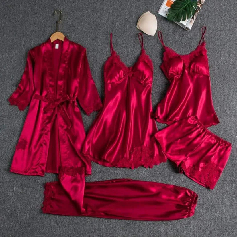 Premium Nightwear 5 Piece Set