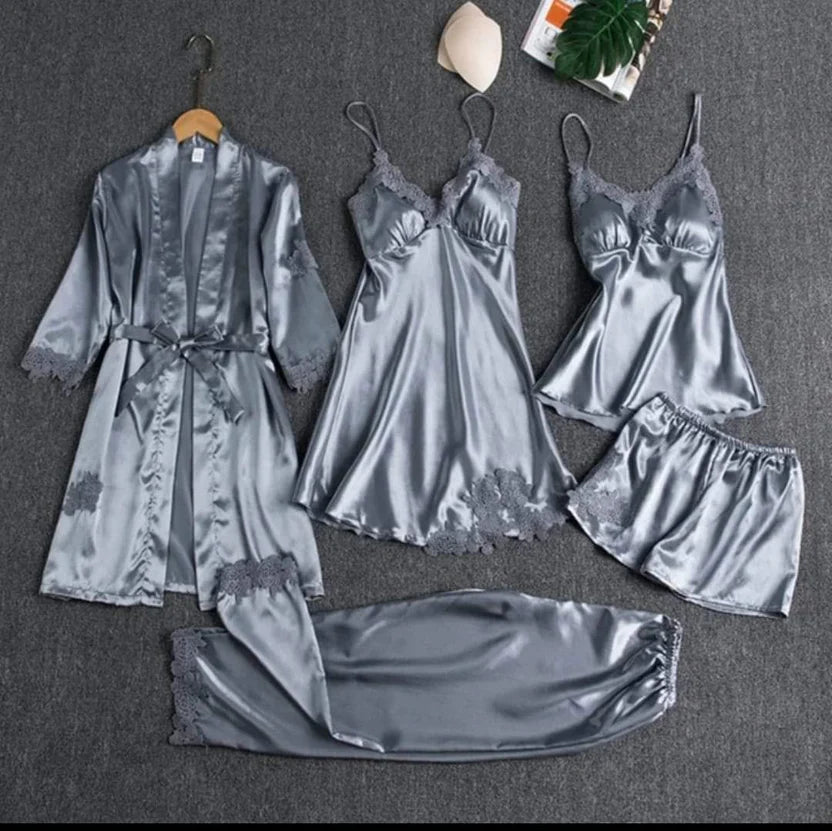 Premium Nightwear 5 Piece Set