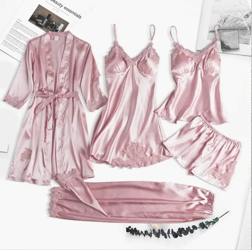 Premium Nightwear 5 Piece Set