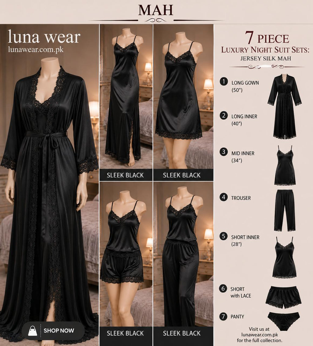 7 Piece | Luxury Night Suit