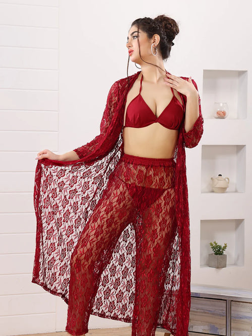 4 piece primium quality nighty
